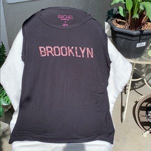 Rachel Roy Brooklyn black tank top